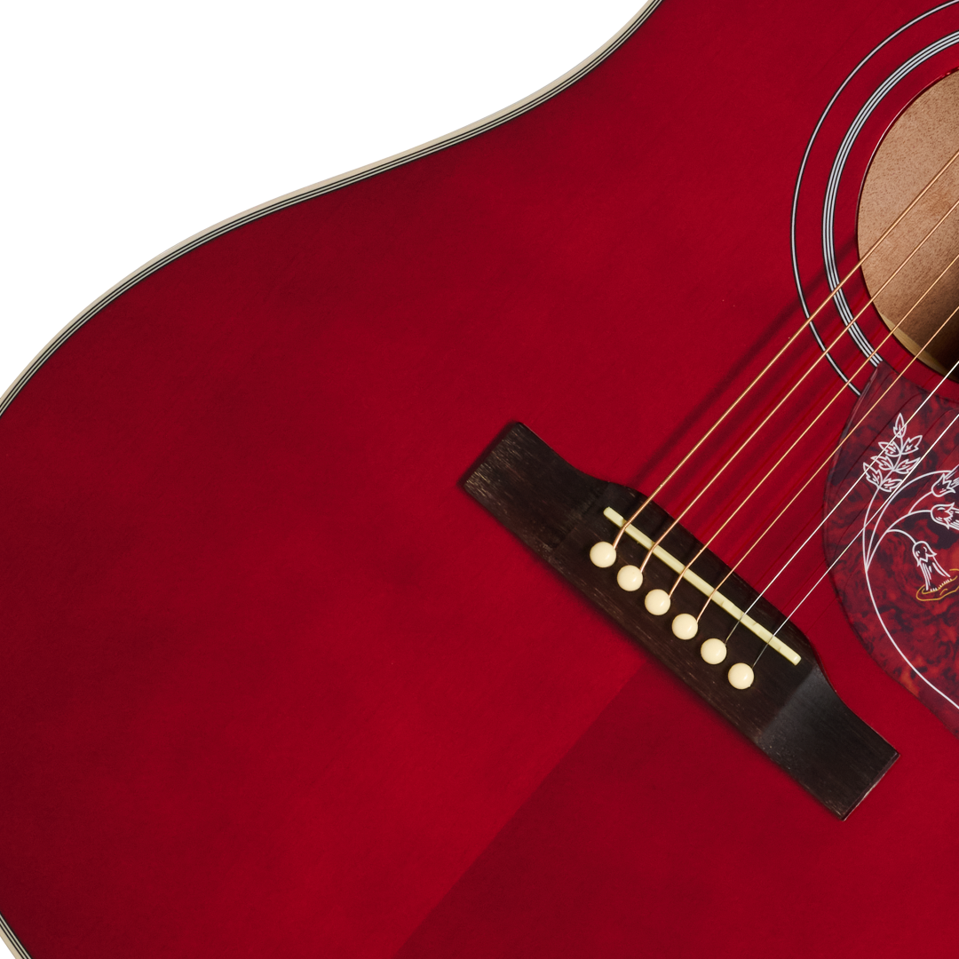 Hummingbird Studio EC Wine Red Westerngitarre